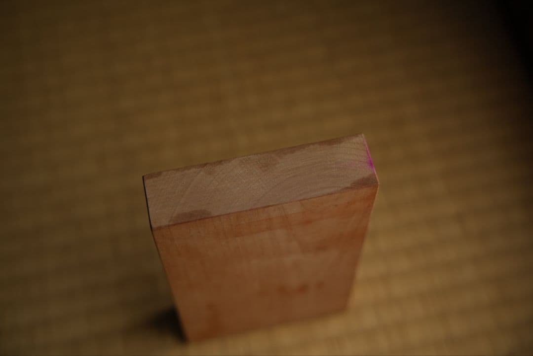 和菓子木型　牡丹の葉脈