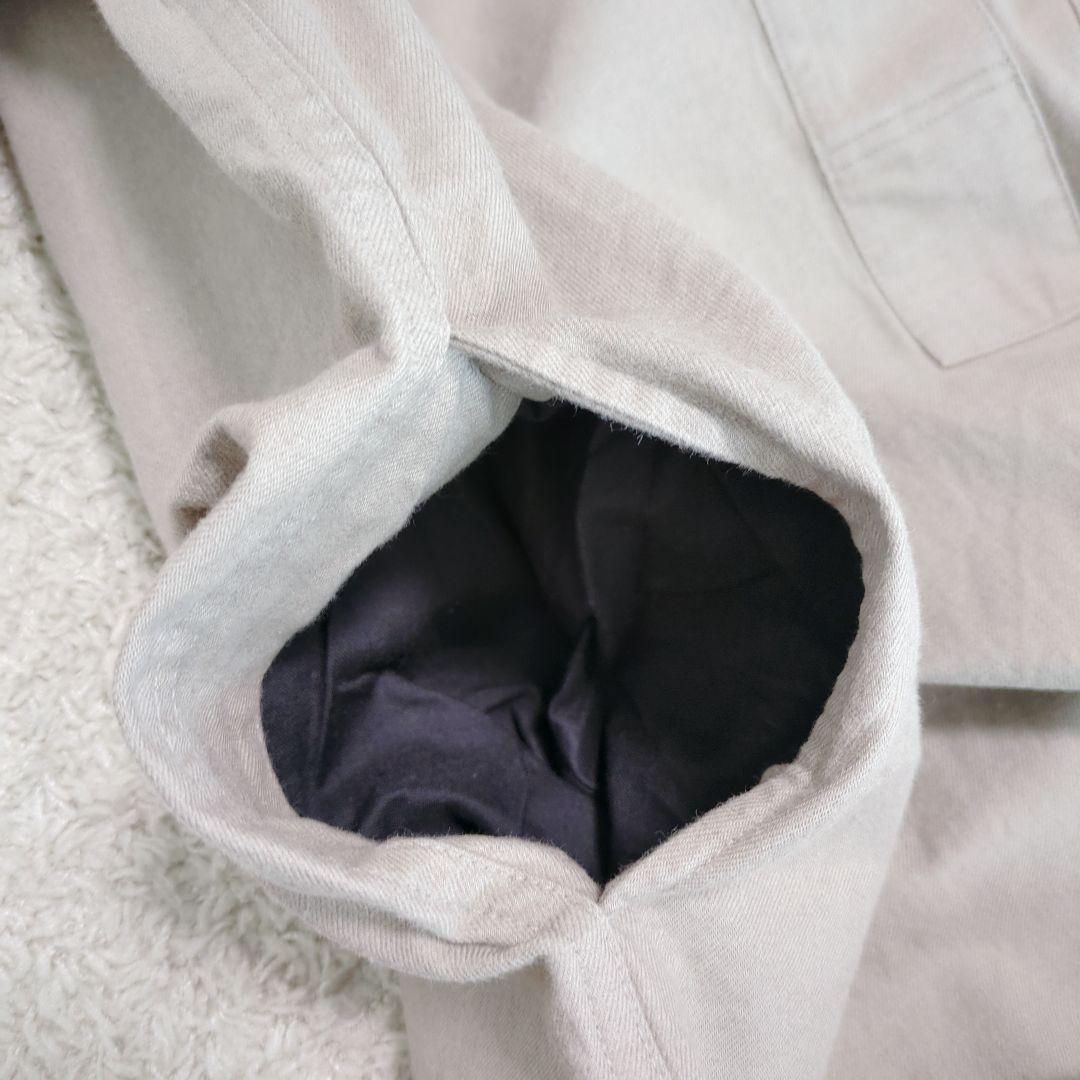 【美品】MHL WORN COTTON WOOL TWILL シャツワンピース