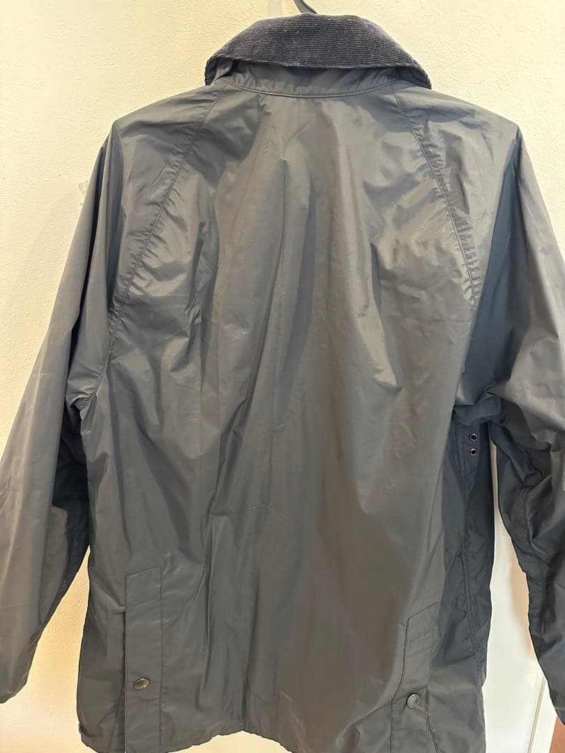 Barbour グレー 襟付きジャケット Lサイズ
