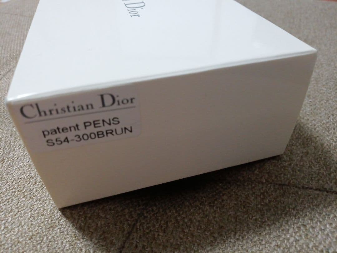 Christian Dior ボールペン ダークブラウン インク青