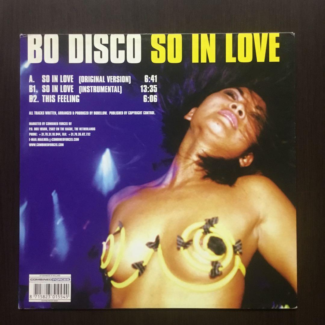 洋楽レコード　BO DISCO SO IN LOVE WRRB