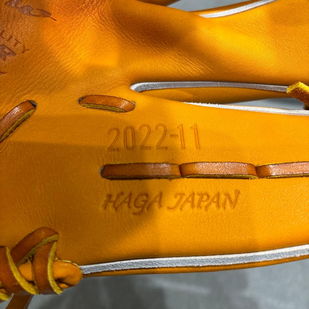 【美品】ミズノプロ 硬式オーダーグラブ 内野手Nモデル プレキシーエリート