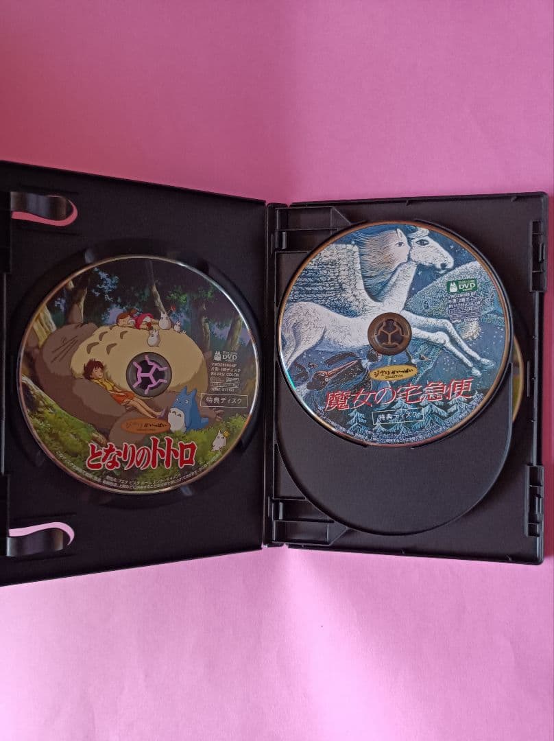 DVD　ジブリ　4枚セット　特典ディスク　本編視聴可能　ジャケット表紙無し
