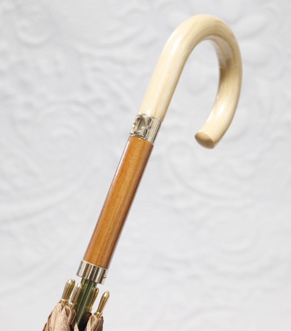 新品タグ付き【ゲラルディーニ】Gロゴ ジャカード先染め手開き長傘 雨傘