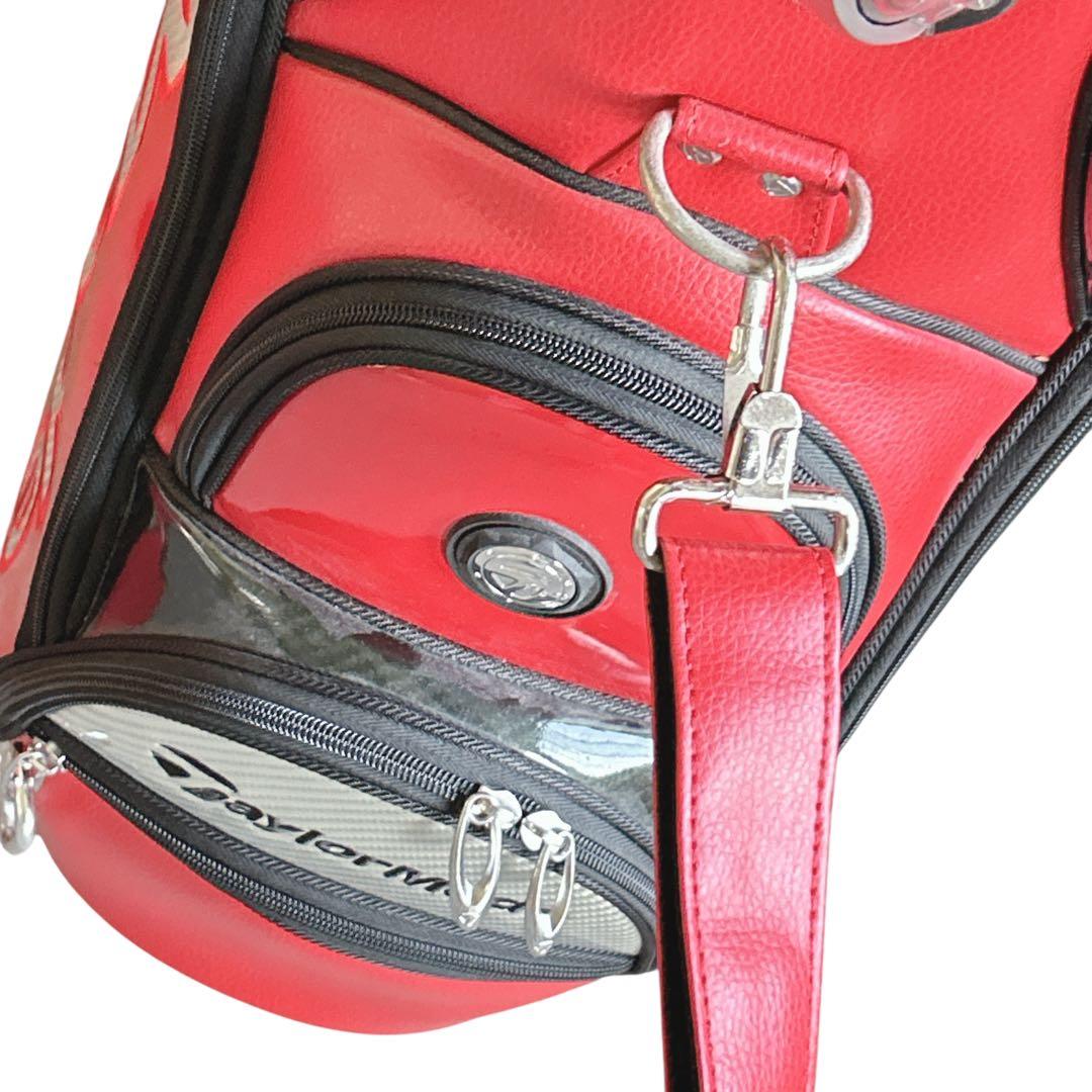 TaylorMade キャディバッグ ゴルフバッグ ツアー 赤 メンズ ゴルフ