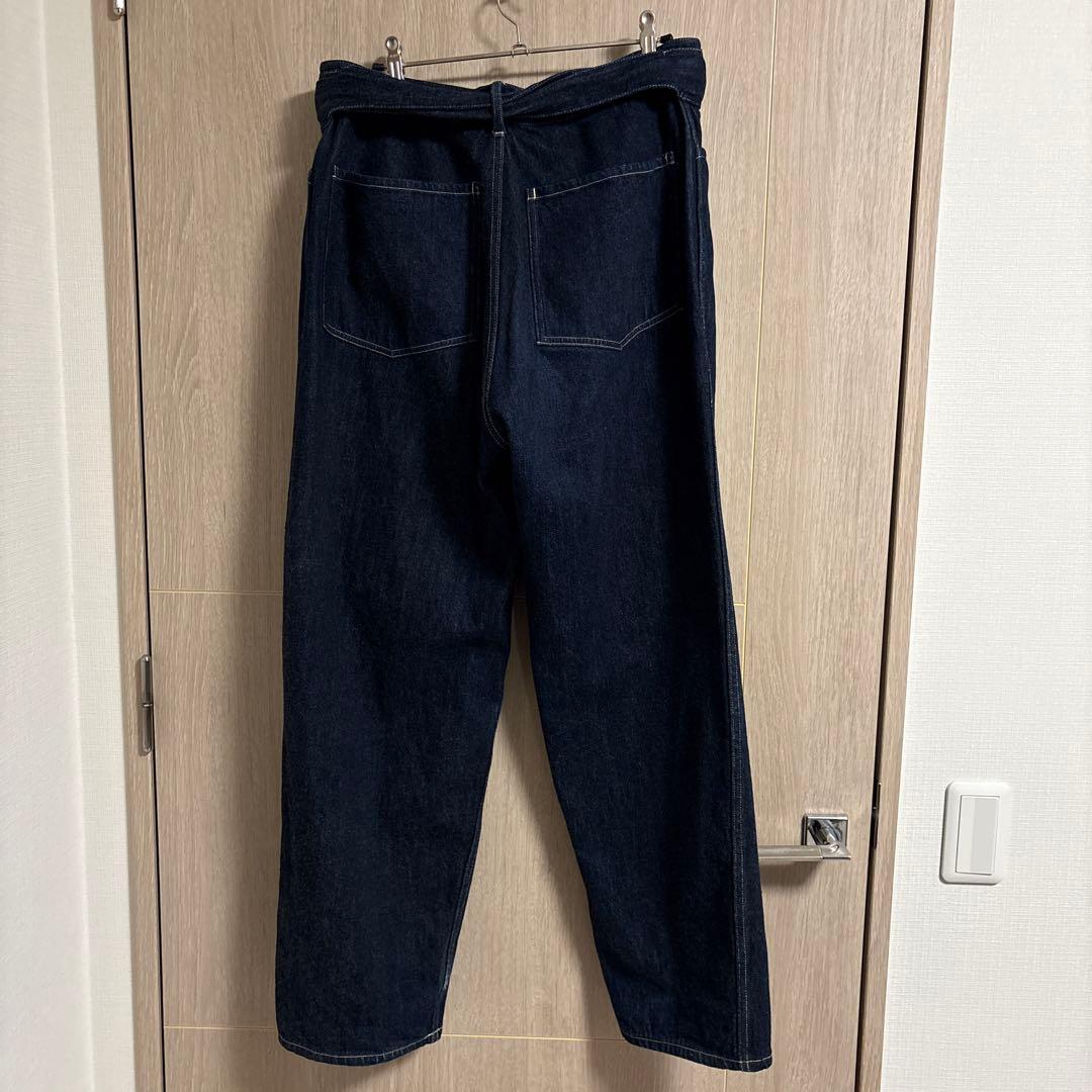 COMOLI ベルテッドデニム パンツ 2