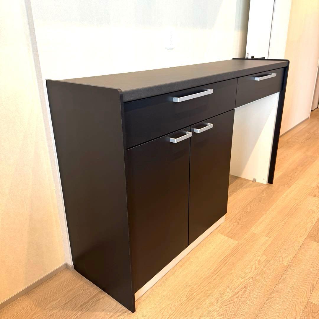 未使用美品 キッチンカウンター 下 モダンブラック