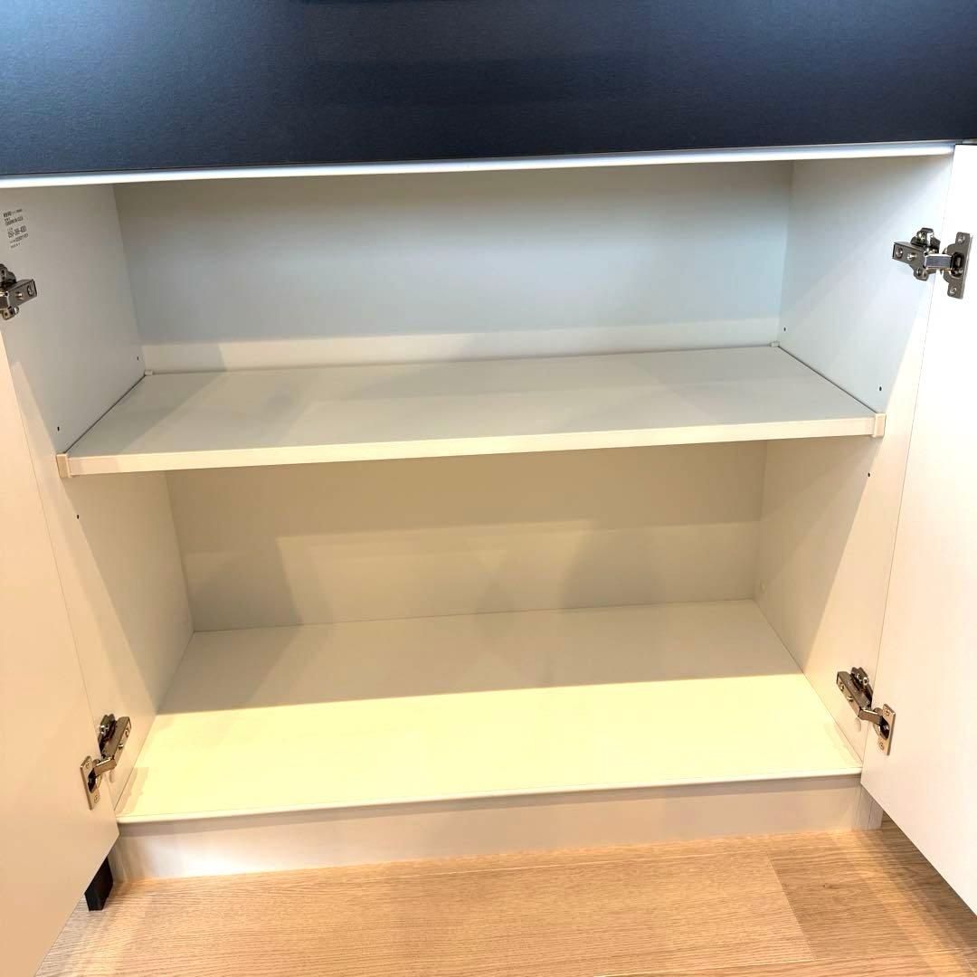 未使用美品 キッチンカウンター 下 モダンブラック