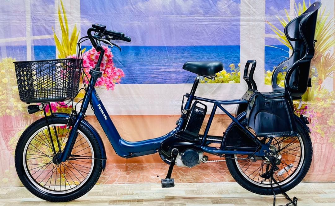 超人気！ギュットアニーズ⭐️16AH！パナソニック子供乗せ電動自転車Y3776