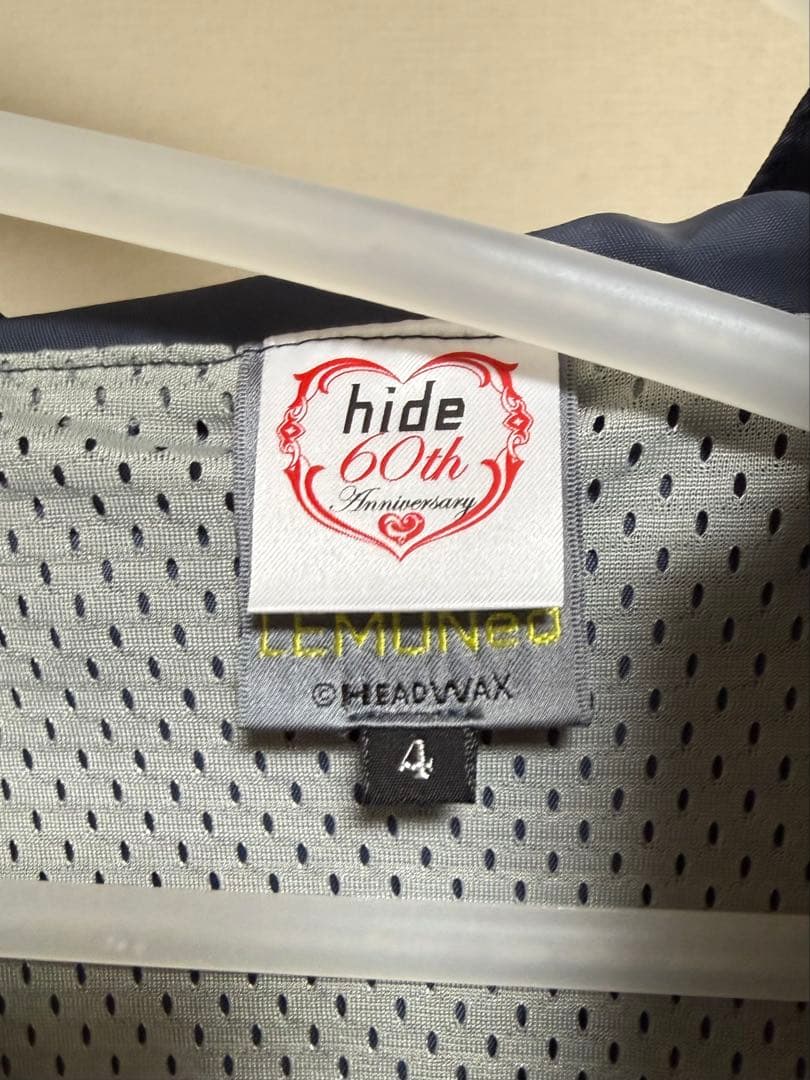 hide 60th ラインパーカー Black ver. サイズ4