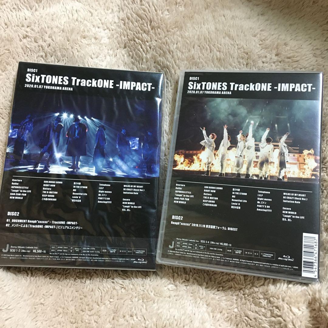 SixTONES/TrackONE-IMPACT- 初回盤 通常盤 2点セット