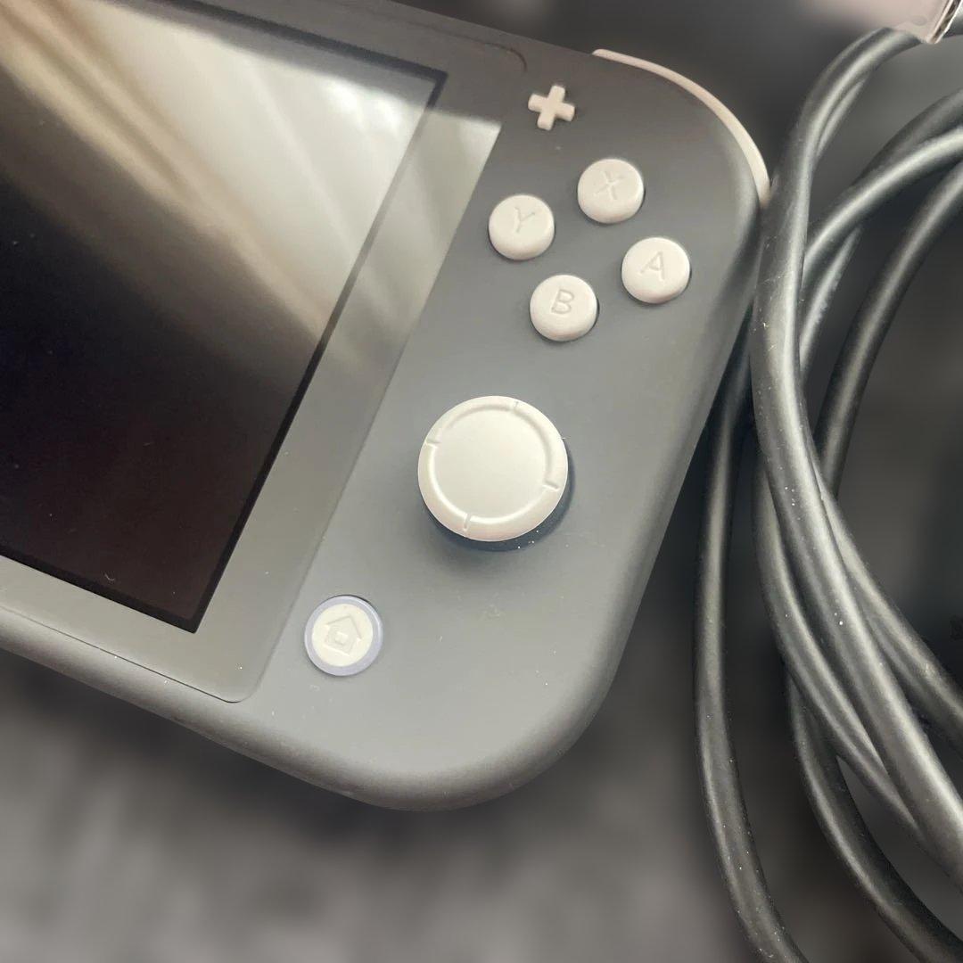 美品Nintendo Switch Lite グレー 箱・充電器