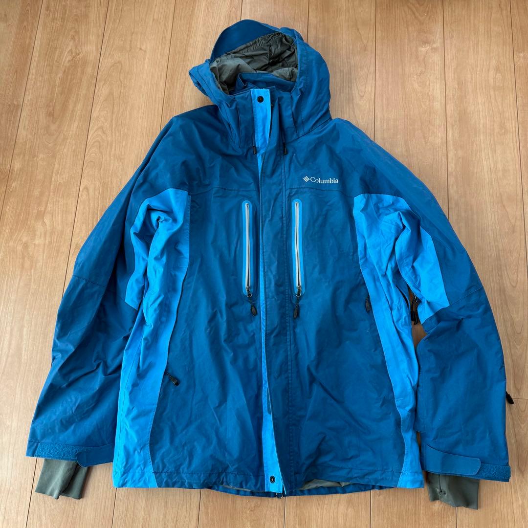 Columbia 青色 レインスーツ(上下セット)
