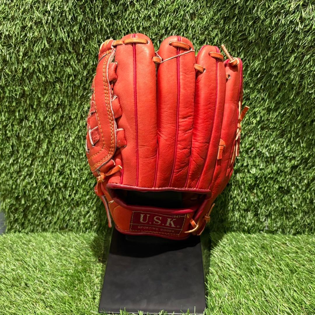 新品未使用　タグ付き野球グラブ　グローブ　一般軟式大人用　投手用　usk ウメダ