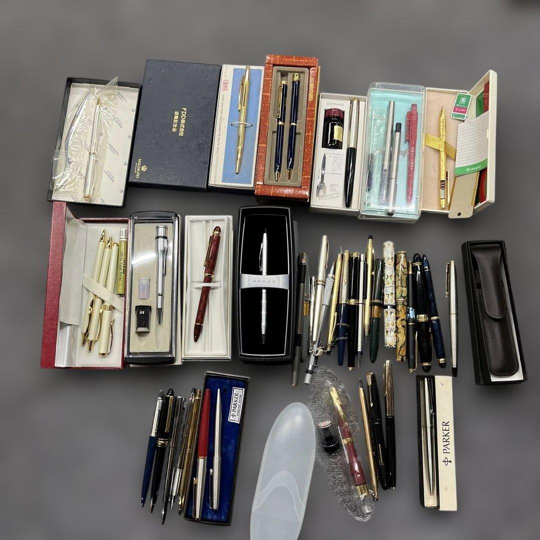 K*6様 parker c ross 万年筆　ボールペン　など大量まとめ売る　現