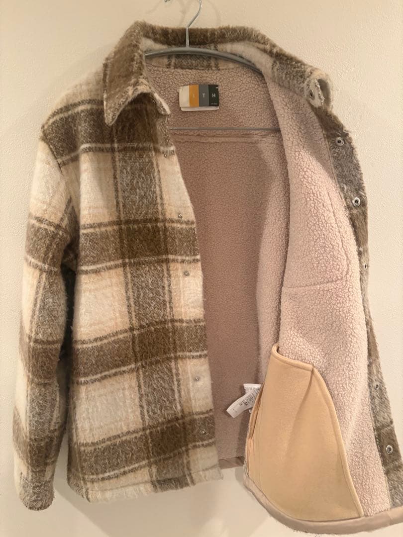 KITH Sheridan Shirt Jacket ベージュフリースジャケット