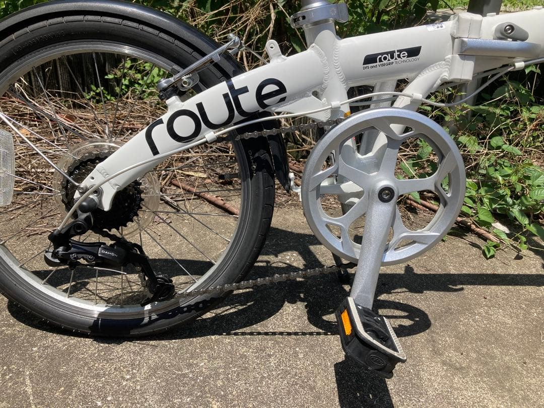 L*】様 DAHON route 折りたたみスポーツ自転車 ミニベロ ホワイト