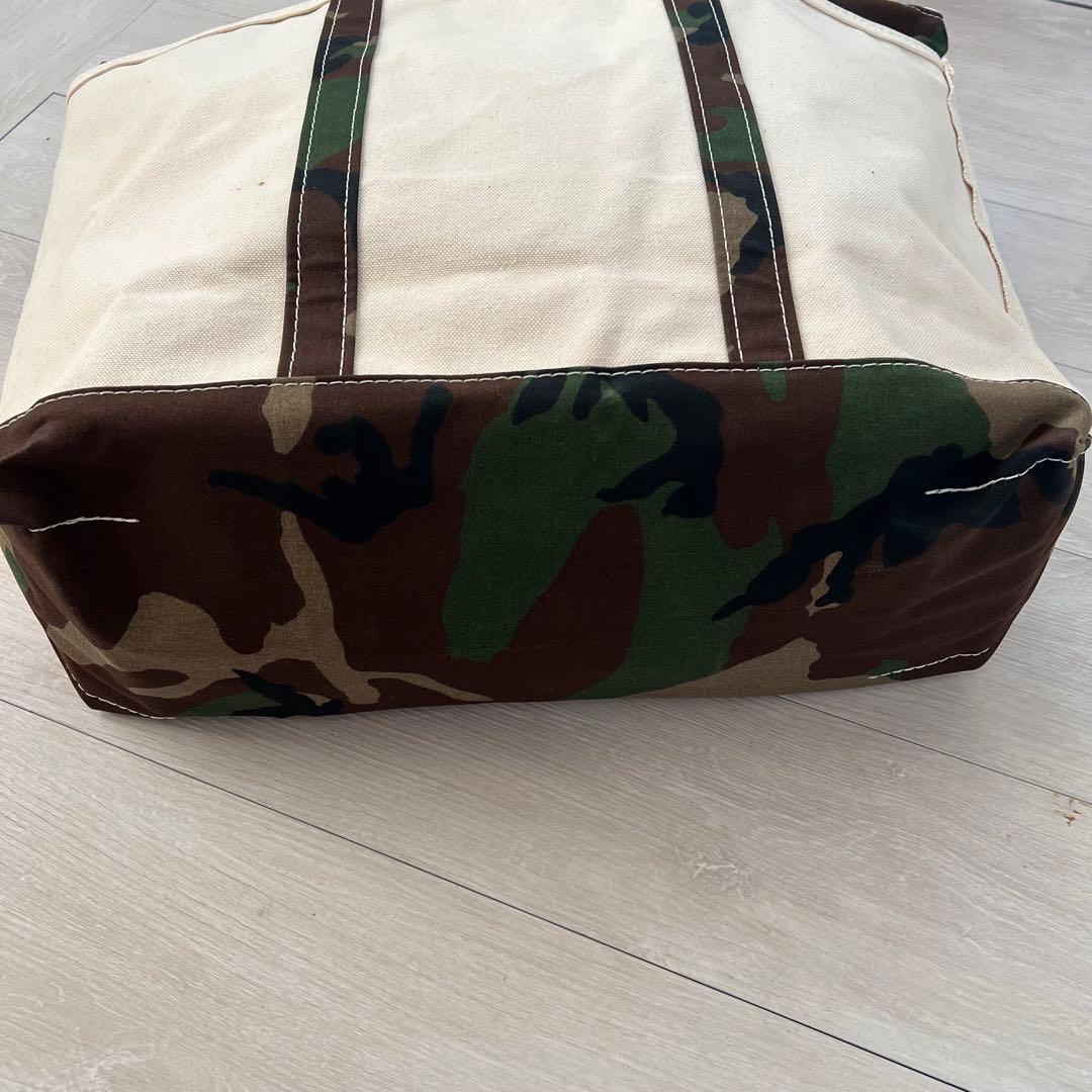 L.L.BEAN トートバッグ BOAT AND TOTE グリーンカモ 廃番