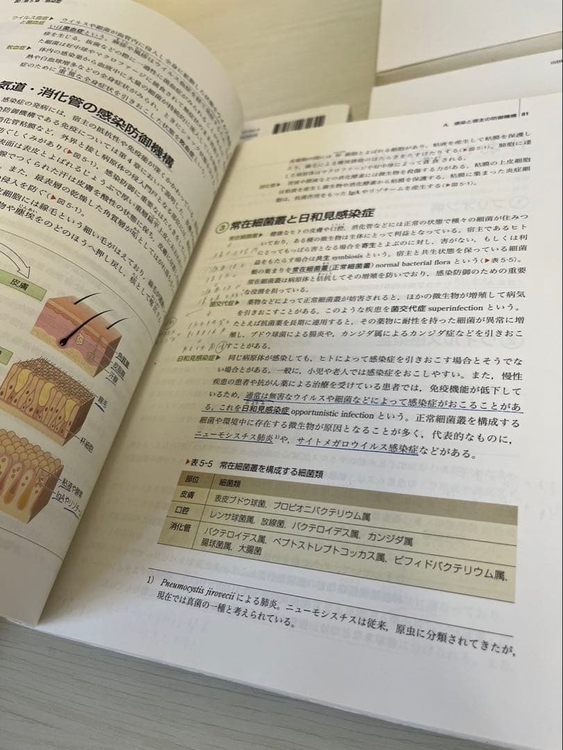 疫病のなりたちと回復の促進①病理学　②病態生理学　③薬理学　④微生物学まとめ売り