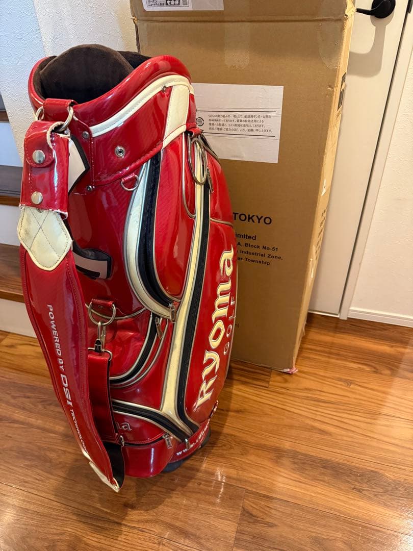 Ryoma Golf キャディバッグ レッド