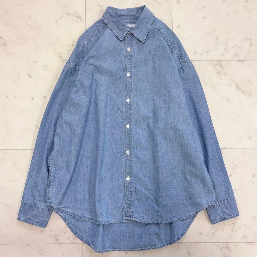 美品✨フレームワーク　ダンガリーシャツ　デニムシャツ　オーバーサイズ　ゆったり