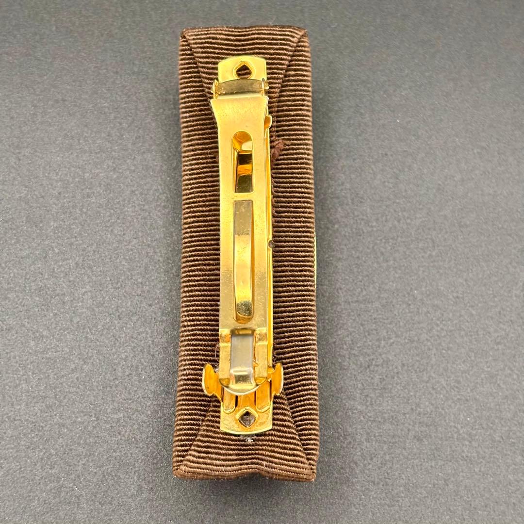 Salvatore Ferragamo ヴァラリボン バレッタ ブラウン 茶色