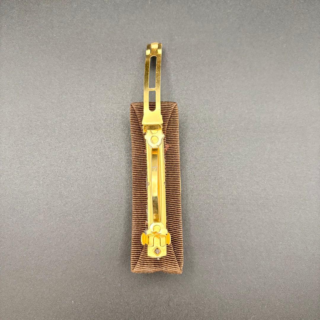 Salvatore Ferragamo ヴァラリボン バレッタ ブラウン 茶色