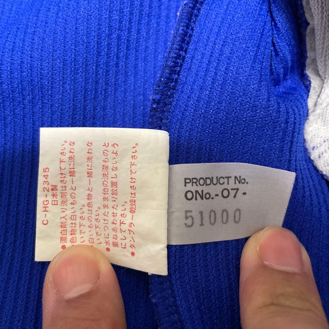 希少品 美品 90s asics FOOTBALL GEAR ロゴ刺繍 ジャージ