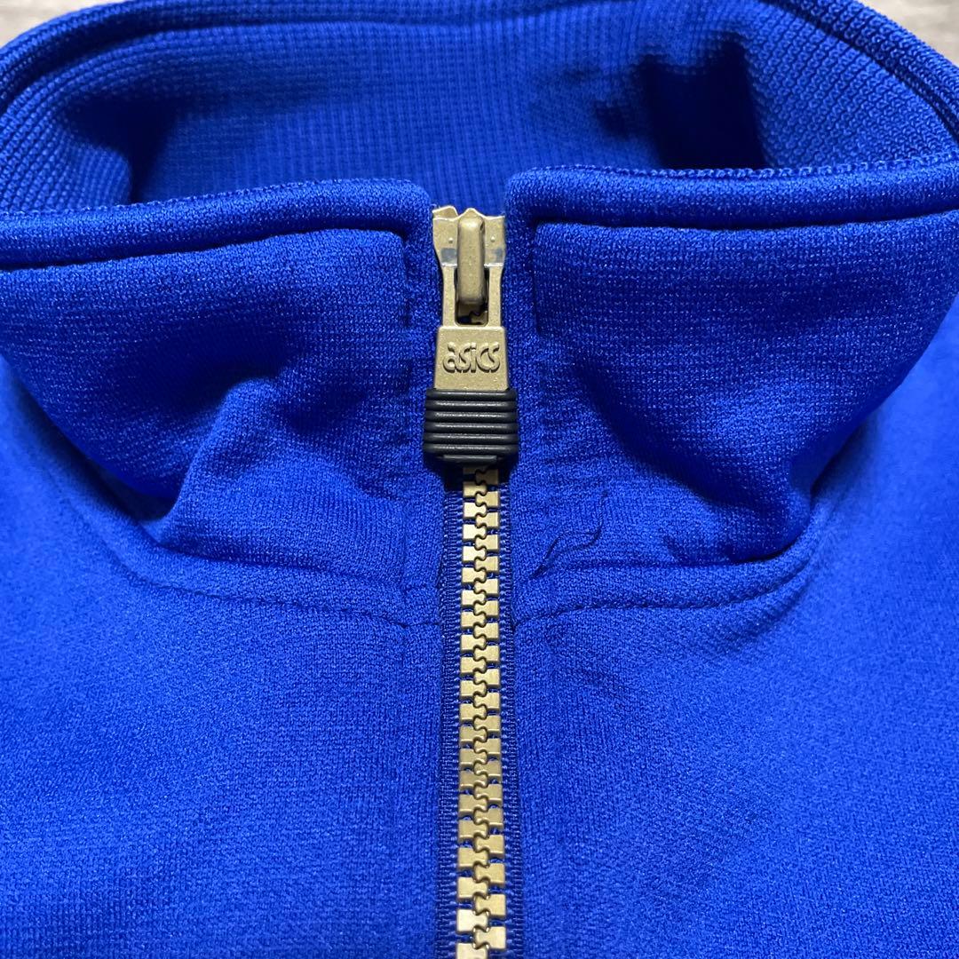 希少品 美品 90s asics FOOTBALL GEAR ロゴ刺繍 ジャージ