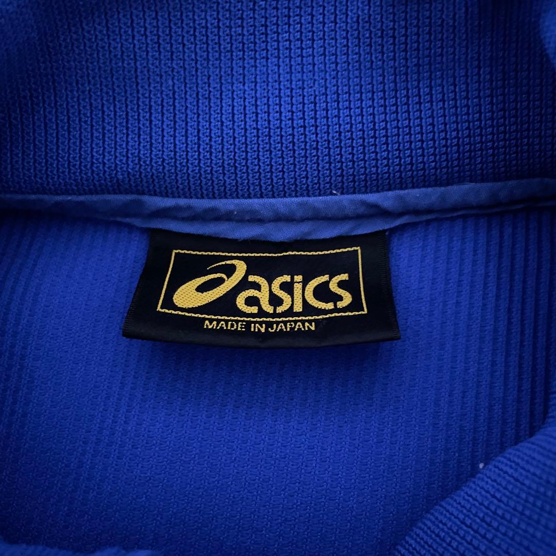 希少品 美品 90s asics FOOTBALL GEAR ロゴ刺繍 ジャージ