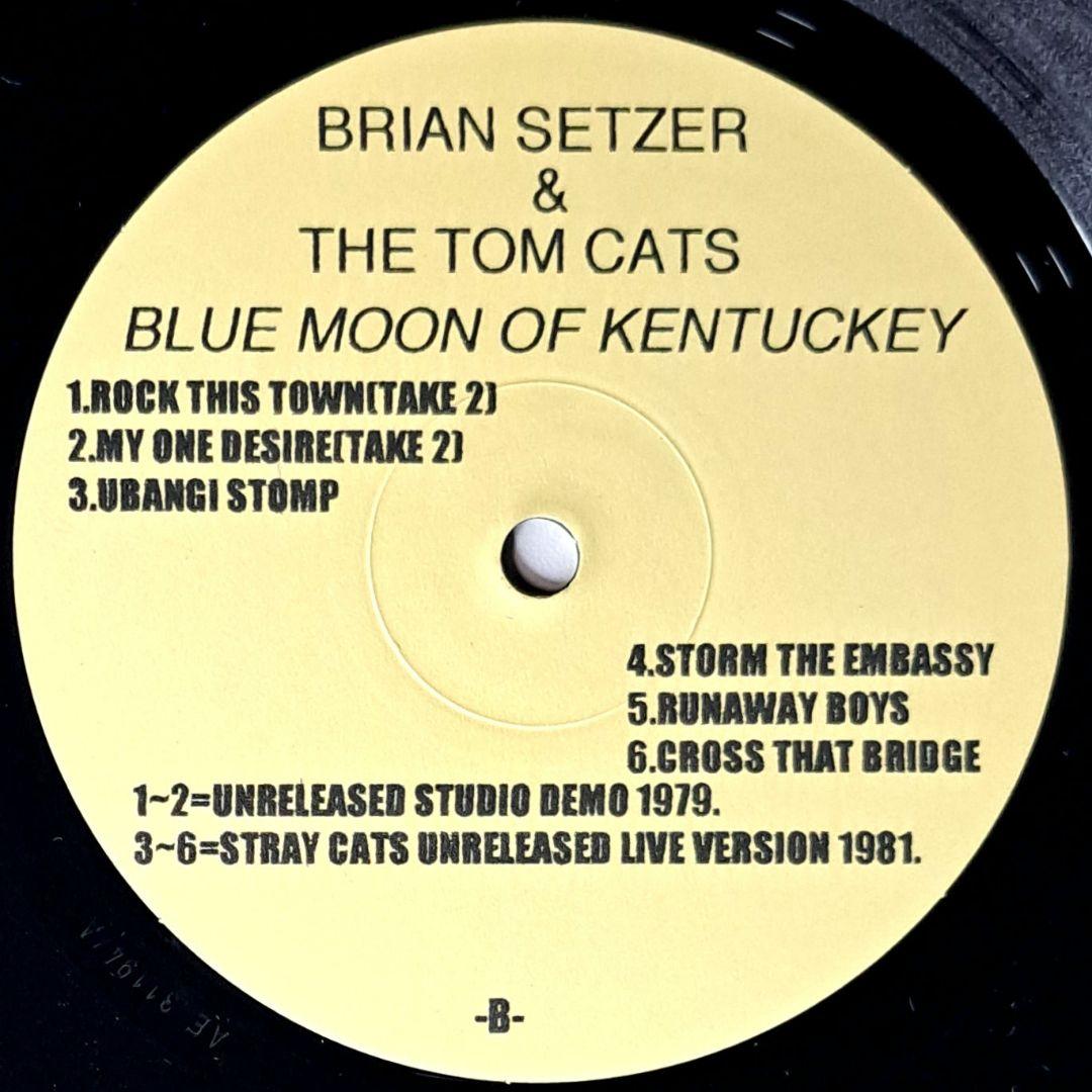 レア音源　BRIAN SETZER & THE TOM CATS　LP　レコード