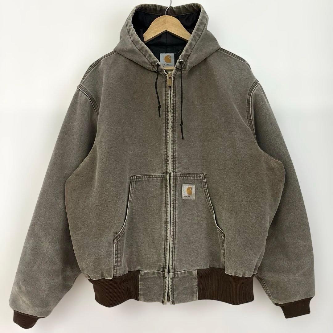 Carhartt/カーハート/ アクティブジャケット/フェード感/ブラウン系XL