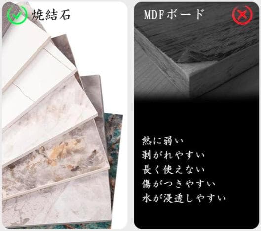 【カフェ風】大理石調チューリップテーブル 76cm ホワイト×ゴールド