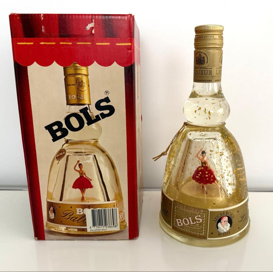 【未開封】BOLS／バレリーナ ゴールドリキュール※オルゴール鳴ります