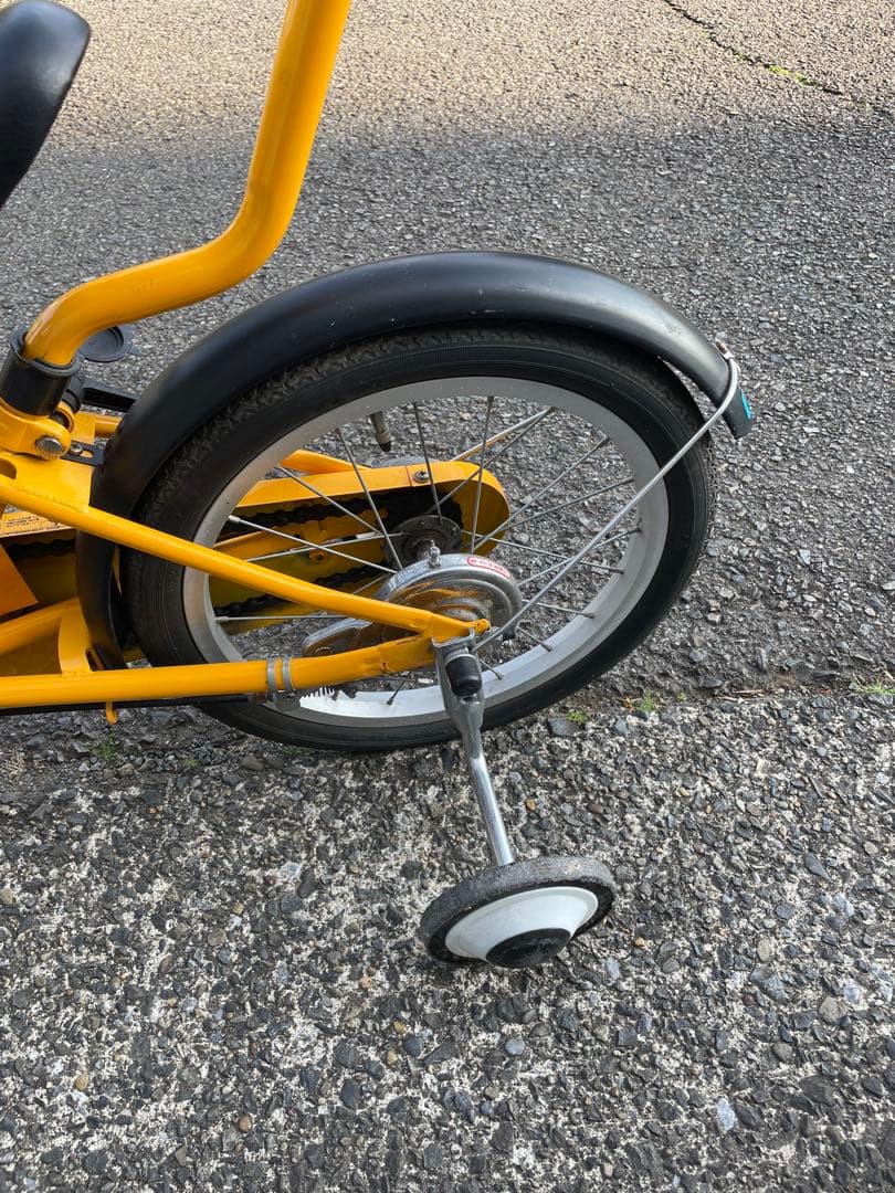 無印良品 キッズ用16型自転車 補助輪・バー スタンド付き