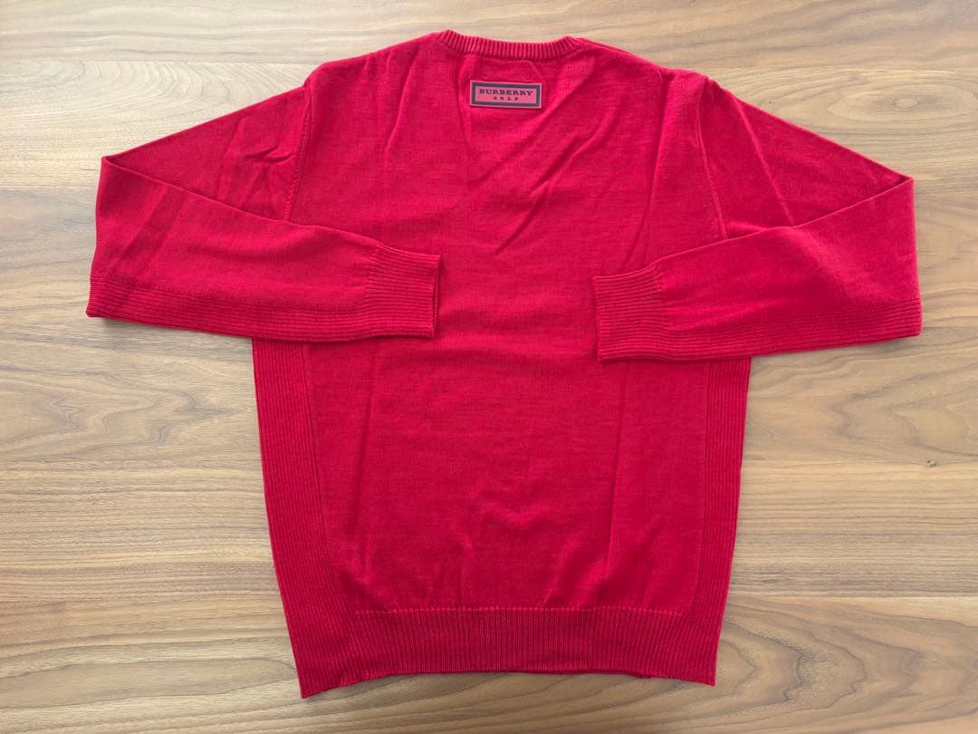 BURBERRY GOLF ニット セーター Vネック ゴルフウェアLサイズ美品