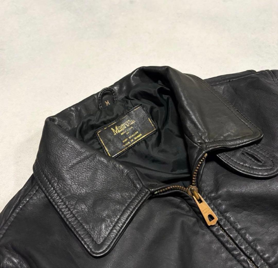 ジャケット・アウター Vintage Type A-2 Bomber Leather Jacket