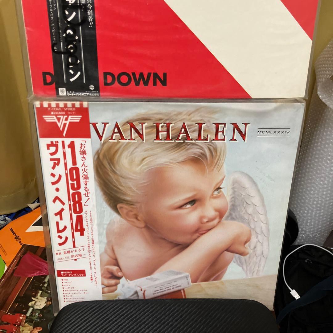 【国内盤LP】ヴァン・ヘイレン セット／ダイヴァー・ダウン & 1984 帯付き