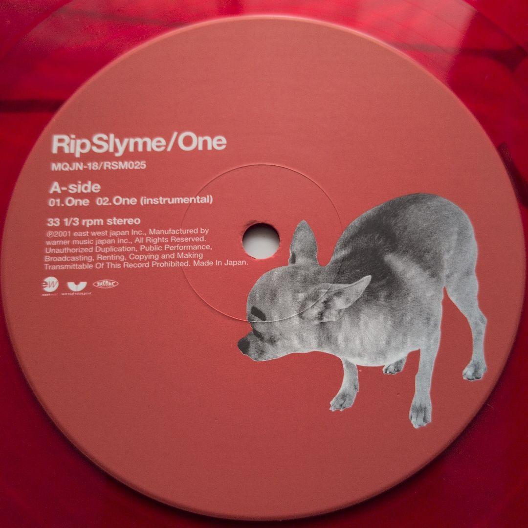 Rip Slyme One 限定版 レコード　リップスライム