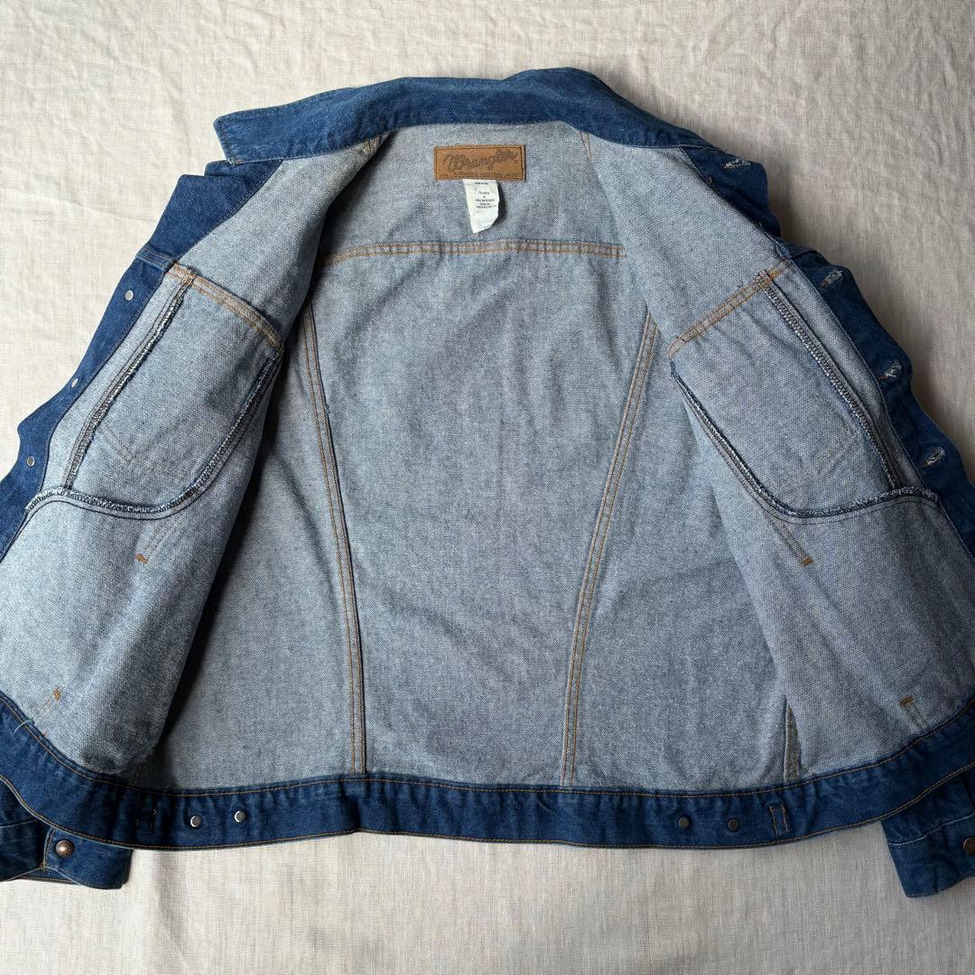 90’s USA製 Wrangler 74145 濃紺 デニムジャケット XL