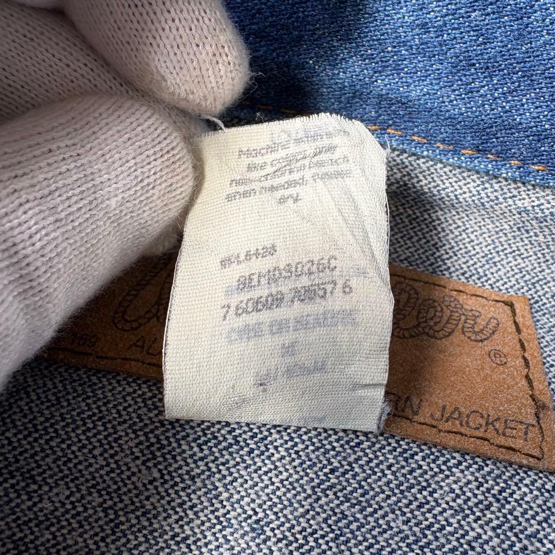 90’s USA製 Wrangler 74145 濃紺 デニムジャケット XL