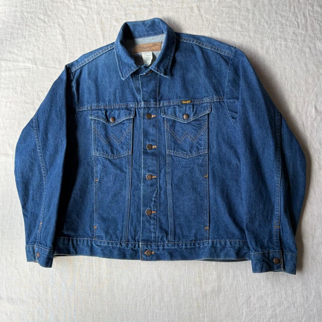 90’s USA製 Wrangler 74145 濃紺 デニムジャケット XL