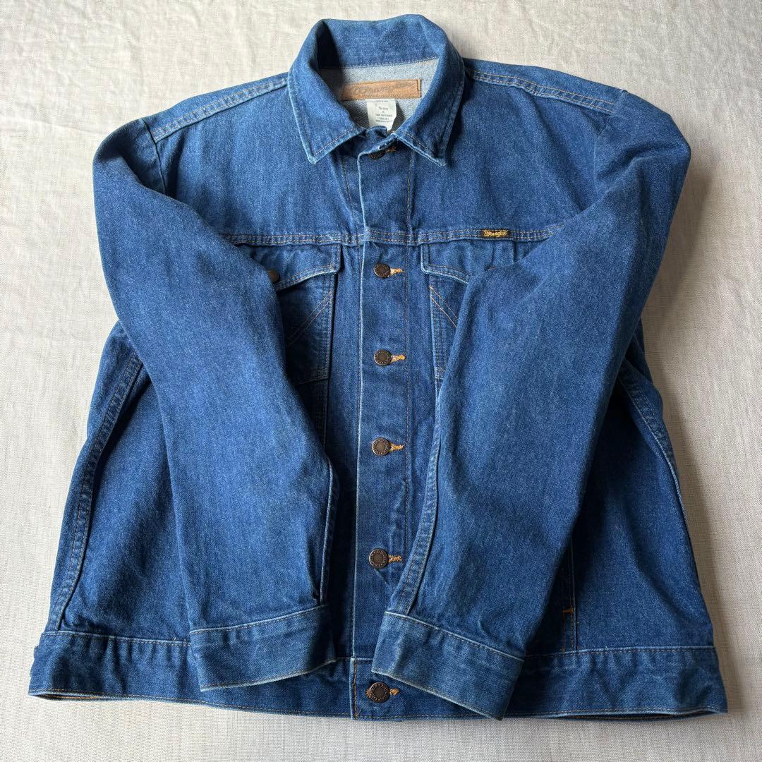 90’s USA製 Wrangler 74145 濃紺 デニムジャケット XL