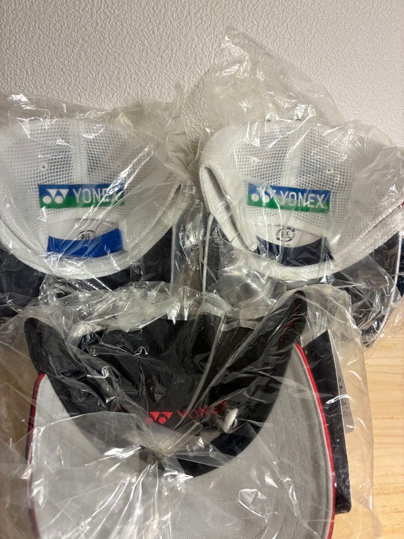 【新品未使用品】YONEX キャップ 3点セット