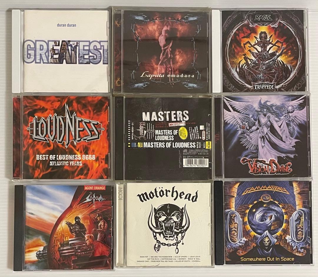 【CD39枚セット＋aiwa XP-20】メタル系CD &ポータブルプレーヤー
