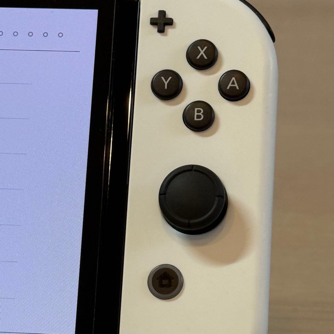 7-135【美品】Switch 本体 有機EL Joy-Con ホワイト 箱付き