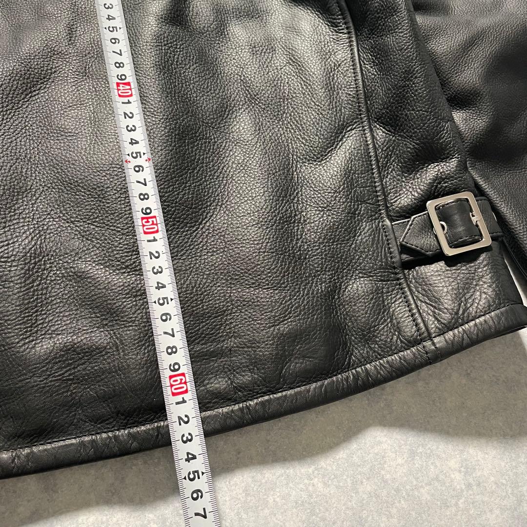 【極美品】KADOYA カドヤ EURUS シングルライダース 牛革 黒 L