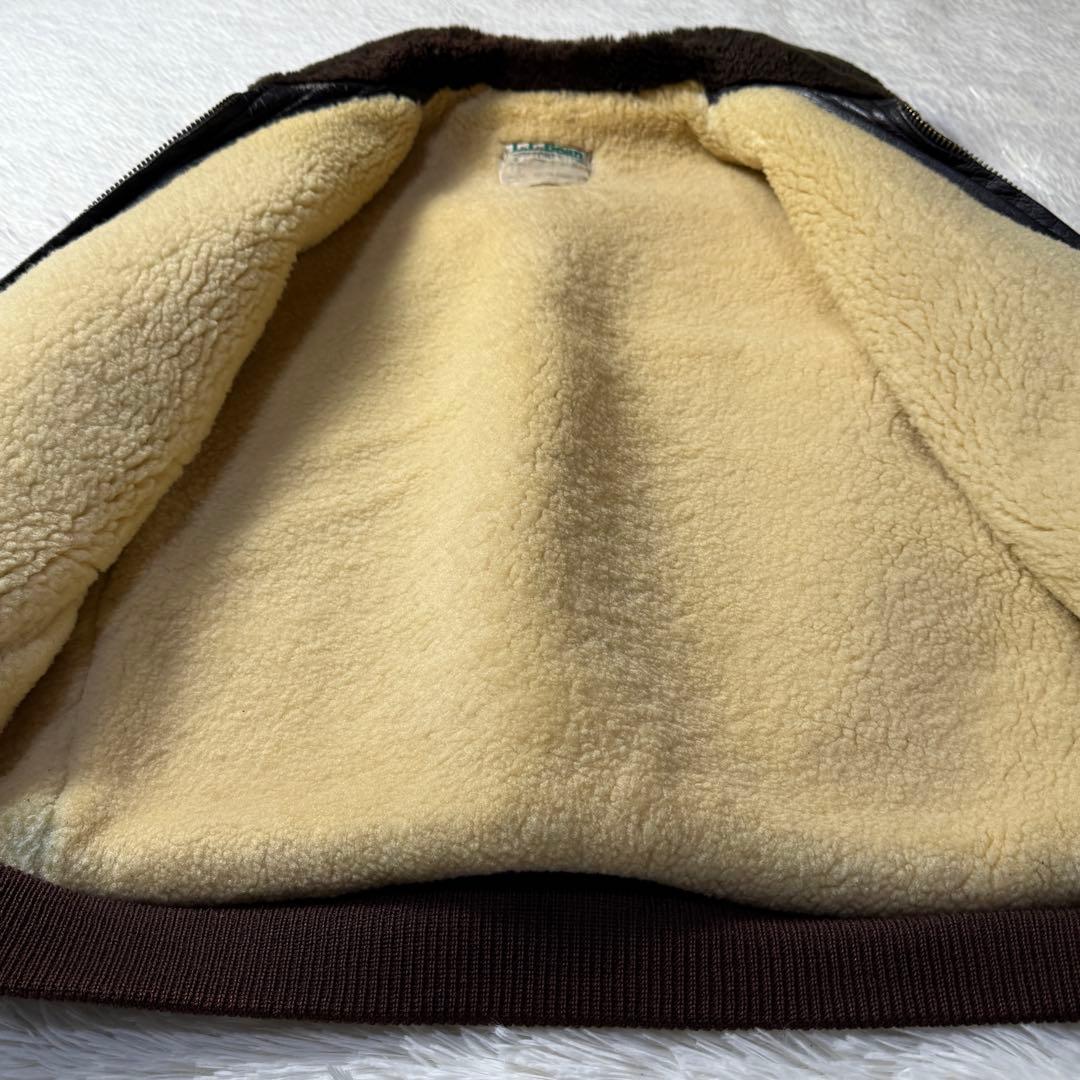 【名作】80s L.L.Bean G-1 フライトジャケット ゴートスキン 42