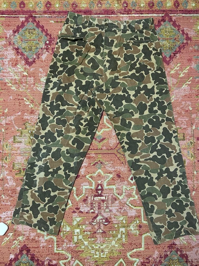 sears ダックハンターカモ　パンツ　70s