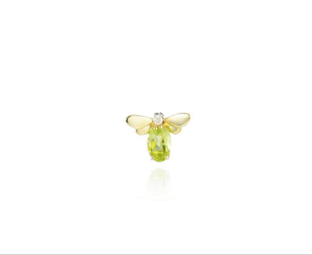 Bijou de M ミツバチピアス（ペリドット） ピアス(片耳用)